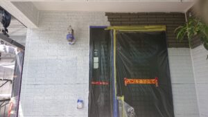 玄関塗装