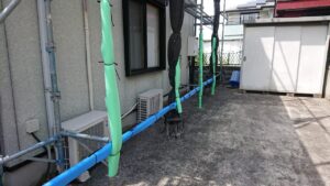 足場組み立て